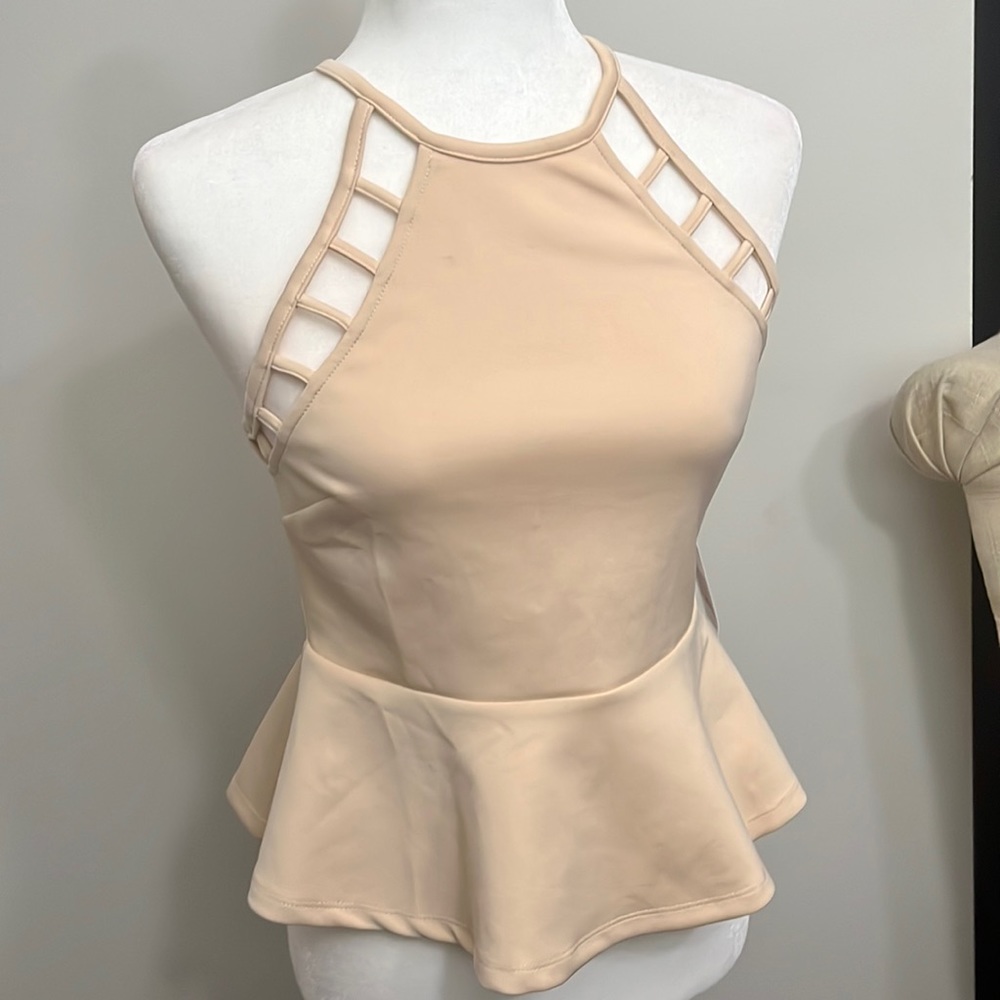 Creme tank top